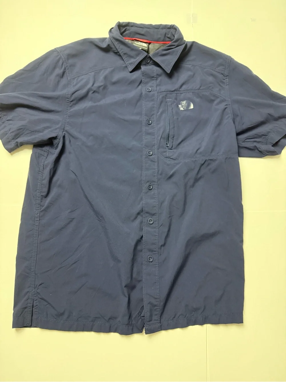 The North Face Men’s Navy Short-Sleeve Button-Down Shirt